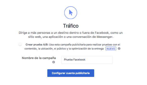 camapañas facebook ads